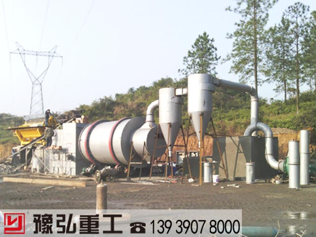 三門(mén)峽三回程烘干機生產(chǎn)現場(chǎng)